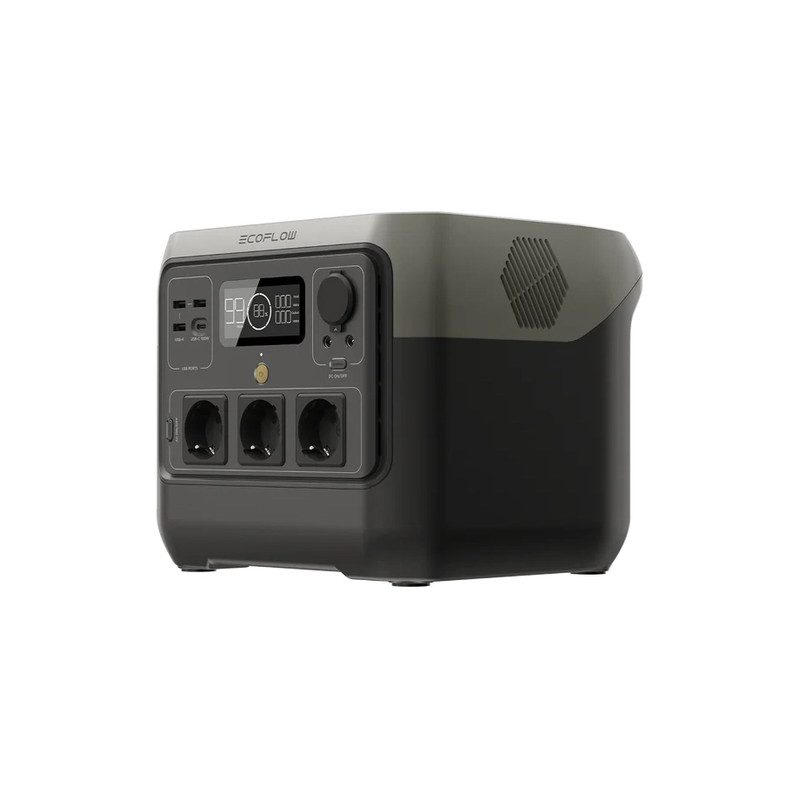 پاور استیشن قابل حمل 800 وات اکوفلو مدل RIVER 2 PRO ظرفیت 240000 میلی آمپر ساعت